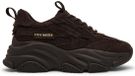 Steve Madden Possession-E lage sneakers dames donkerbruin suède