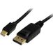 StarTech 1m Mini DisplayPort naar DisplayPort 1.2 Kabel, Zwart (MDP2DPMM1M)