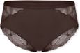 SCHIESSER Panty Dames Slips Effen 85% Modaal 15% Spandex Deep Brown L