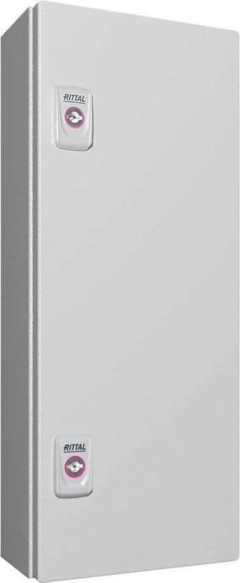Rittal KX 1557.000 Installatiebehuizing, Wandbehuizing 200 x 500 x 120 Plaatstaal Grijs-wit (RAL 7035) 1 stuk(s)