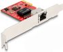 Delock PCI Express x1 Card to 1 x RJ45 2.5 Gigabit LAN i225 NBASE-T - Low Profile Form Factor