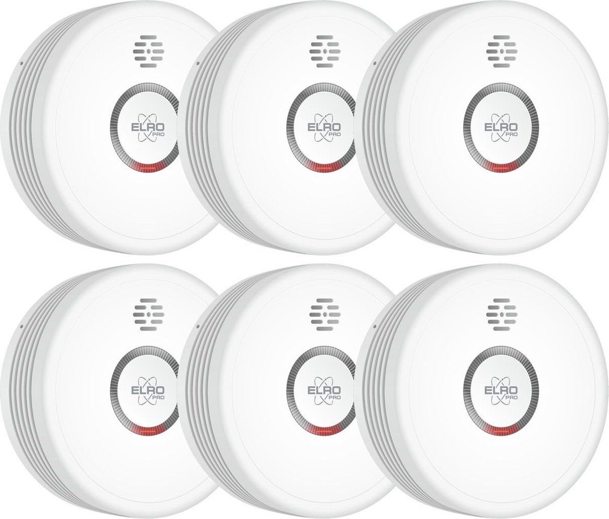 ELRO PRO PS4910 Design Rookmelder - 6 stuks