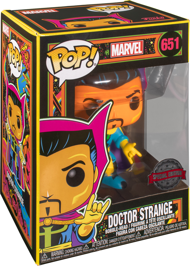 Funko POP! Vinyl Marvel Black Light