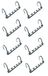 8 x kleerhangers voor overhemden en broeken, ruimtebesparend, voor kast