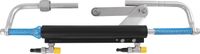 Direction hydraulique pour hors-bord - Ensemble complet pour bateaux - Convient aux moteurs jusqu'à 90 ch - Pompe de 68 cm³ - Pression de 200 bar - Diamètre de tuyau 0,8 cm - Fabriqué en aluminium et acier inoxydable - Noir