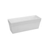 elho Loft Urban Balkonbak 50 - Jardinière pour balcon extérieur - Blanc
