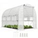 Outsunny Tunnelkas - PE - 295x200x200cm - Wit