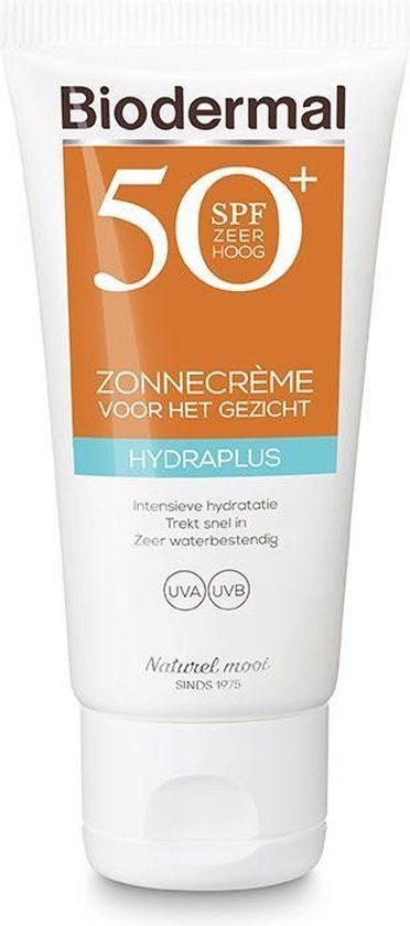 Biodermal Zonnecreme Gezicht SPF 50+ 50 ml
