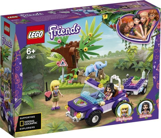 lego Friends Reddingsbasis Babyolifant in Jungle