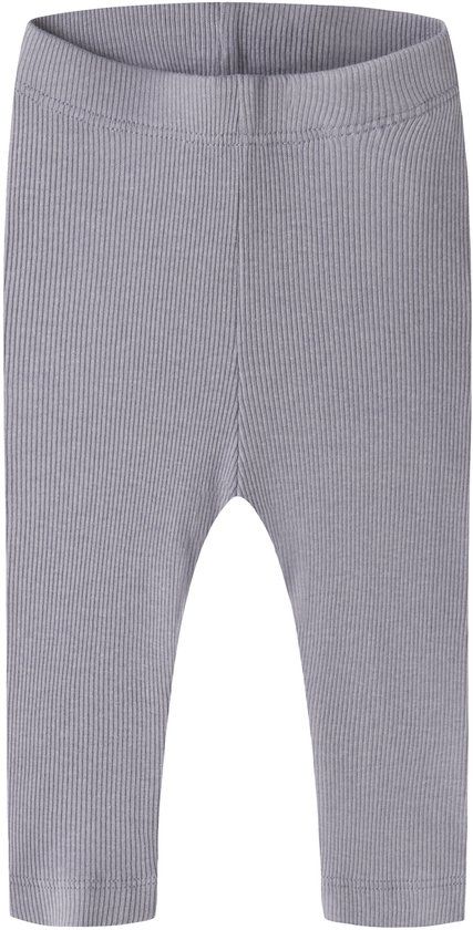 NAME IT - NBNKAB LEGGING NOOS - Baby - Leggings - Lavender Gray - Gestreept - Unisex - 98