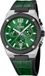 Festina F22003/3 Polshorloge Chronograaf Heren Groen Leer Saffierglas 10 ATM