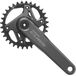 Shimano CUES FC-U6000 1x9/10/11-voudig crankstel, zwart, 175 mm