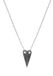 Gaya Necklace Silver Black