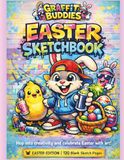 Graffiti Buddies Easter Sketchbook: 120 Blank Pages for Kids to Draw, Doodle & Create Easter Art