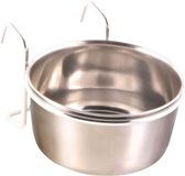Trixie Voerbak met houder om op te hangen rvs - 300 ML 9 CM