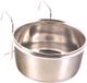 Trixie Voerbak met houder om op te hangen rvs - 300 ML 9 CM