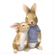Statue de jardin en résine en forme de lapin pour extérieur