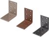 Alberts DURAVIS® geperforeerde hoekbeugel, parelbeige duplex gecoat RAL 1035, 60 x 60 x 40 mm, 50 stuks