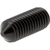 Sthc Vis pointeau M3x12 Acier 45h Noir Din 914