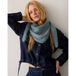 Summum Hairy blauw triangle scarf
