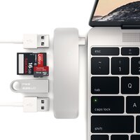 Satechi Type C USB Combo Hub - Silver