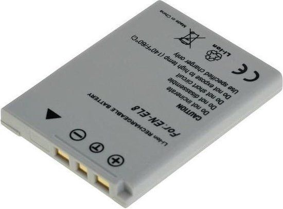 Camera accu voor Nikon Coolpix S52c - Merkloos - EN-EL8 - Li-Ion