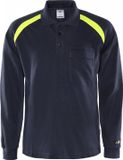 Fristads Flamestat Poloshirt Lange Mouwen 784 Pfla - Donker marineblauw - S