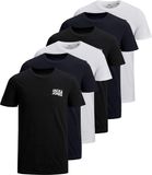 Jack&Jones T-shirt JJECORP LOGO TEE O-NECK 6PK Set van 6