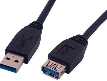 MCL USB 3.0 kabel, zwart, 5m