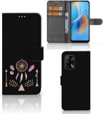 OPPO A74 4G Étui Cuir artificiel/TPU Attrape-rêves/Design