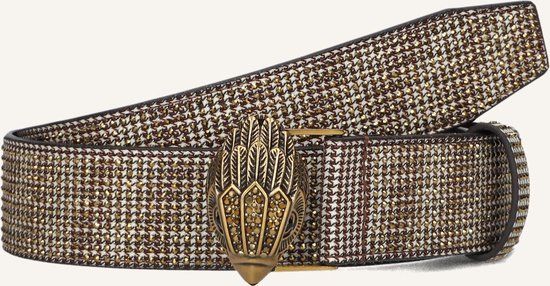 Kurt Geiger London Kensington 38 Belt Riemen - Goudkleurig - Maat S/M