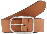 Tom Tailor - TTHELEN leren riem met afgeronde gesp - Maat 95 - light brown uni