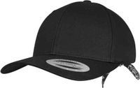 Flexfit Curved Bandana Tie Snapback Pet - Zwart