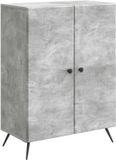 vidaXL Dressoir Betongrijs 66 x 34,5 x 90 cm Bewerkt hout