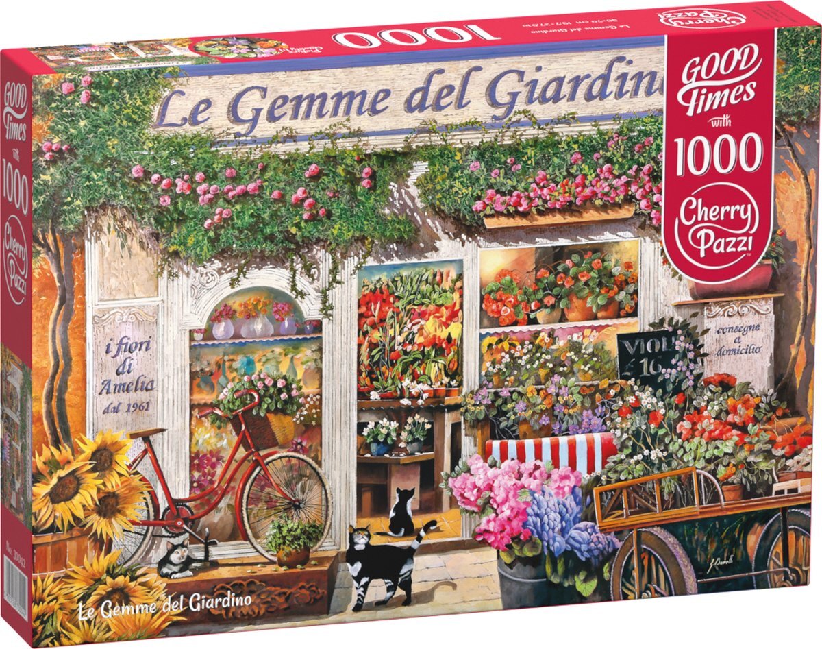 Cherrypazzi Le Gemme del Giardino Puzzel 1000 Stukjes