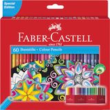 FABER-CASTELL - Kleurpotloden set Castle, 60 zeshoekige kleurpotloden