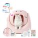 CATLINK Bac à litière autonettoyant rose