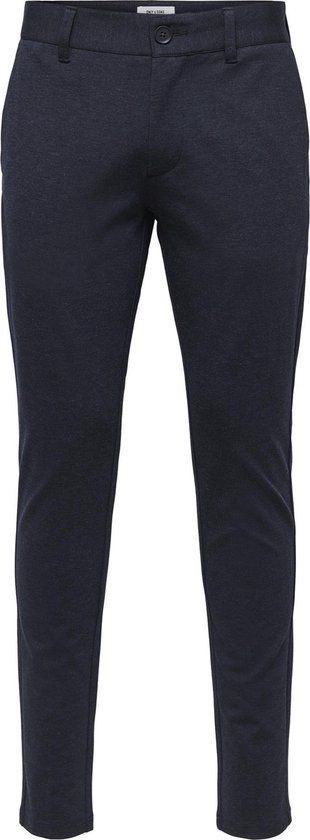 ONLY & SONS ONSMARK SLIM TAP 0209 MELANGE - Heren Broek - Dress Blues - Maat W28/L32