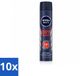 NIVEA MEN Spray anti-transpirant Dry Impact - 10 x 200 ml