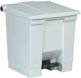 Rubbermaid Step-On 6143 - Vuilnisbak - 30.3 liter - Wit