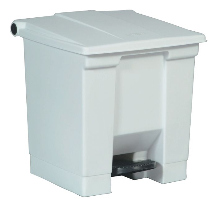 Rubbermaid Step-On 6143 - Vuilnisbak - 30.3 liter - Wit