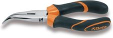 Beta 1168BM - Telefoontang - lange halfronde gebogen bekken - verchroomd - twee componenten handgreep - 160mm