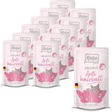 MjAMjAM - Premium natvoer voor katten - Wellness - Anti Hairball - Beef, 12 st. (12 x 125g), graanvrij