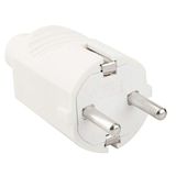 10/16A witte rubberen stekker