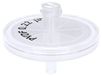 Filtre à pulvérisation, 33 mm, membrane PVDF, 0,22 µm, boîtier PP, 100 pièces