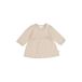Feetje Robe coupe évasée My Little Love à cœurs - taupe/bordeaux