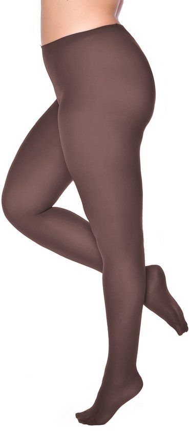 Pamela Mann Curvy Panty 50 Denier Donkerbruin Maat 44-46