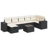 VidaXL 3264432 Tuinmeubelset Crème, Wit