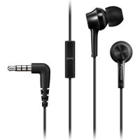 Panasonic RP-TCM115E Headset Bedraad In-ear Oproepen/muziek Zwart