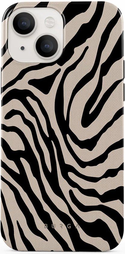 Burga Tough Case iPhone 13 - Meerkleurig - Zebraprint